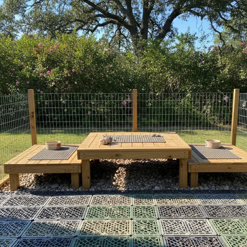 DIY Outdoor Dog Kennel Flooring Ideas