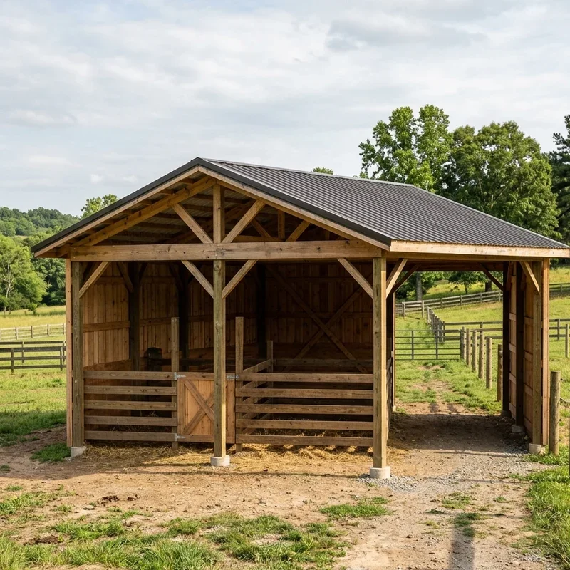 Simple Horse Barn Ideas