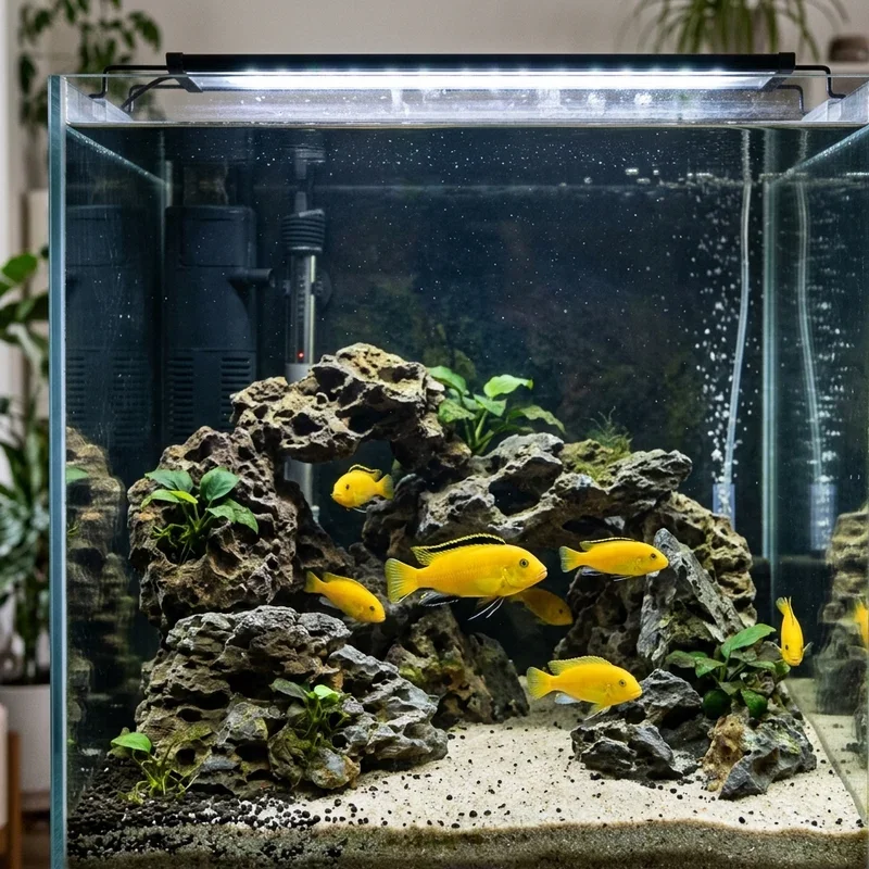 Cichlid Fish Tank Ideas