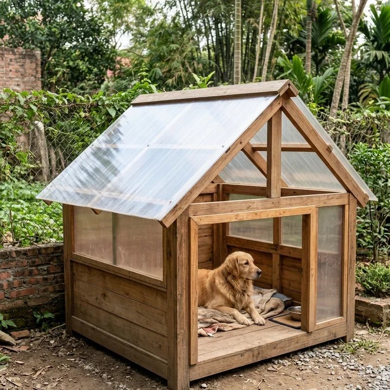Dog Kennel Roof Ideas