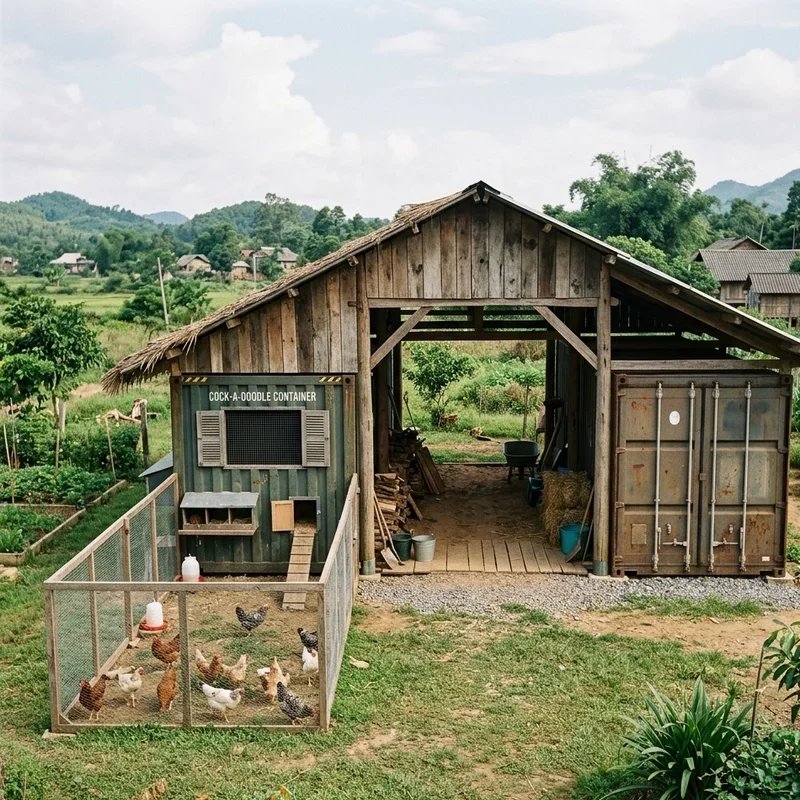 Conex Barn Ideas