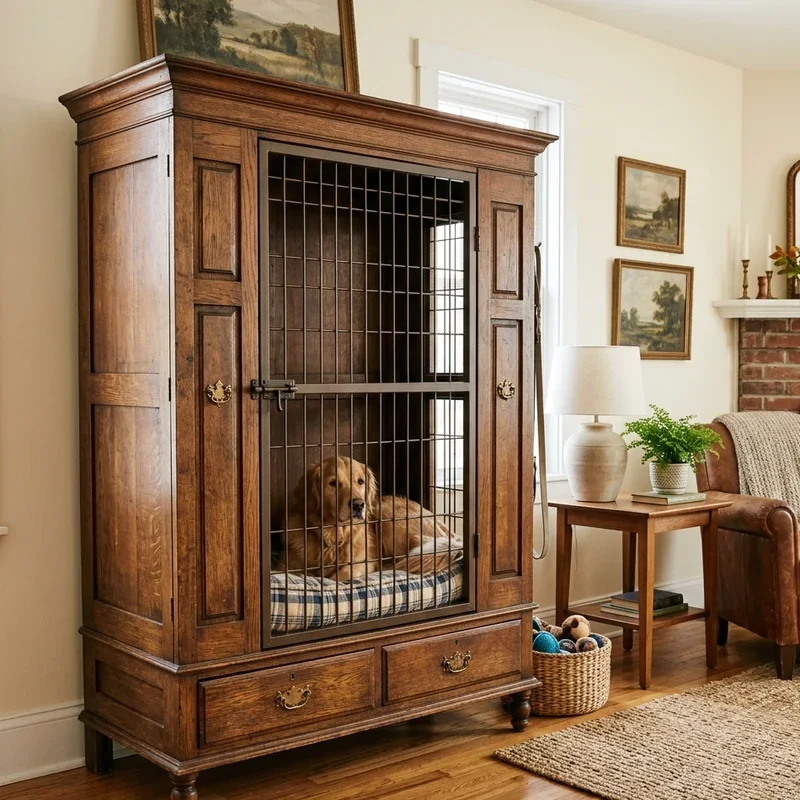 Dog Crate Ideas for Living Room