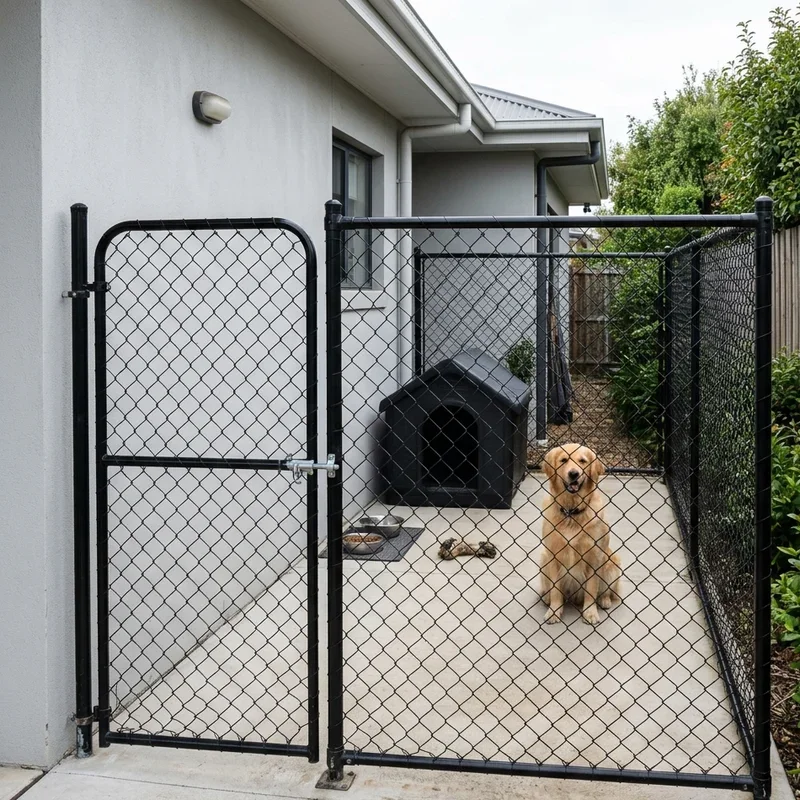 Dog Run Ideas on Side of House