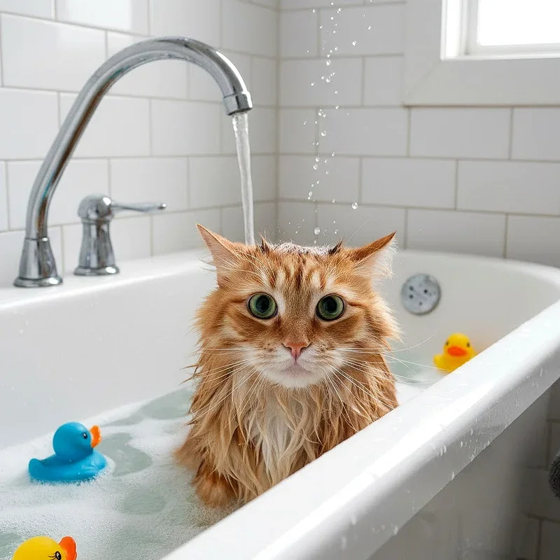 How to Give a Cat a Bath