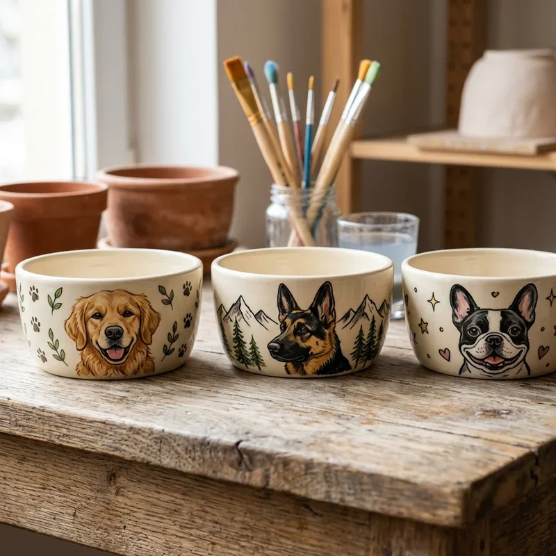 Dog Bowl Painting Ideas