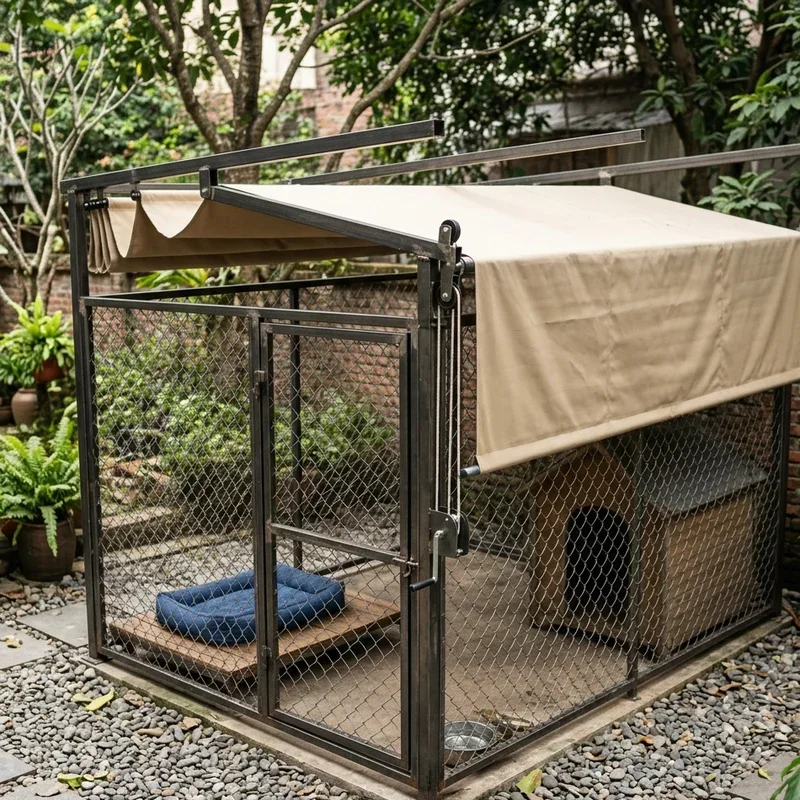 Outdoor Dog Kennel Roof Ideas
