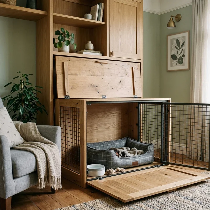 Dog Crate Ideas for Living Room