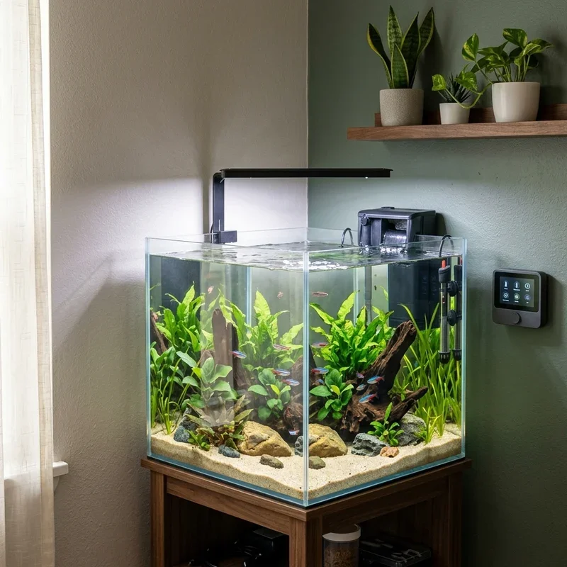 Corner Fish Tank Ideas