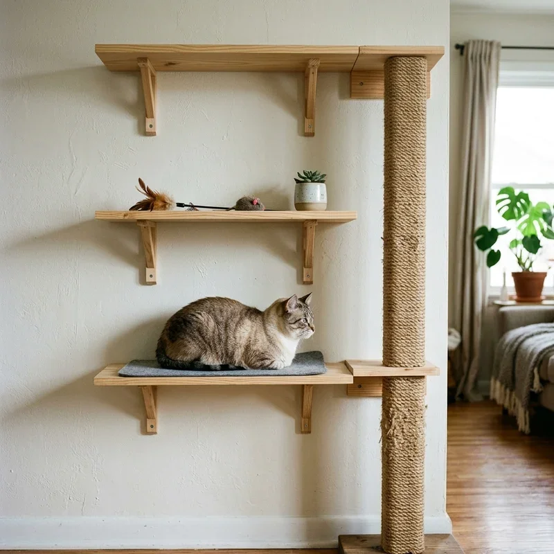 DIY Cat Shelf Ideas