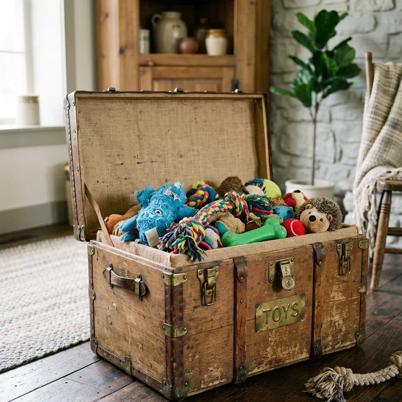 Dog Toy Basket Ideas