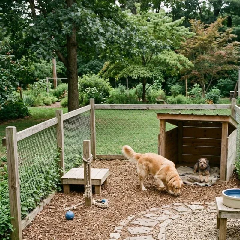 15 Dog Area Ideas Outside for Happy Backyard Pups