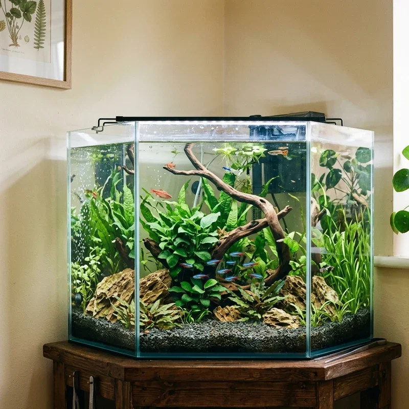 Corner Fish Tank Ideas
