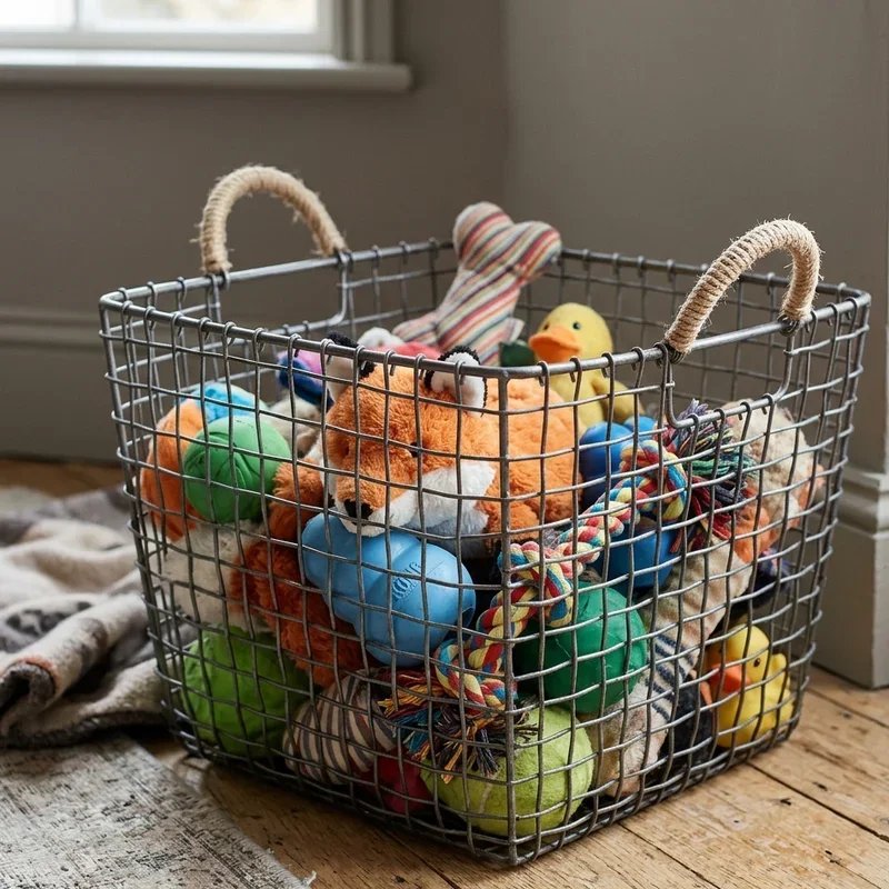 Dog Toy Basket Ideas