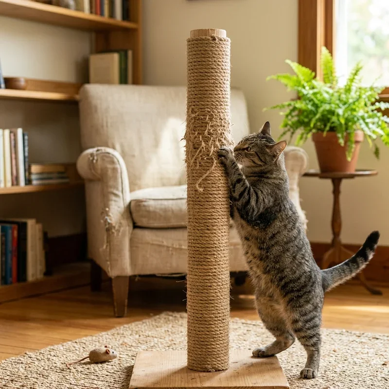 16 Cat Scratching Post Ideas to Protect Your Furniture