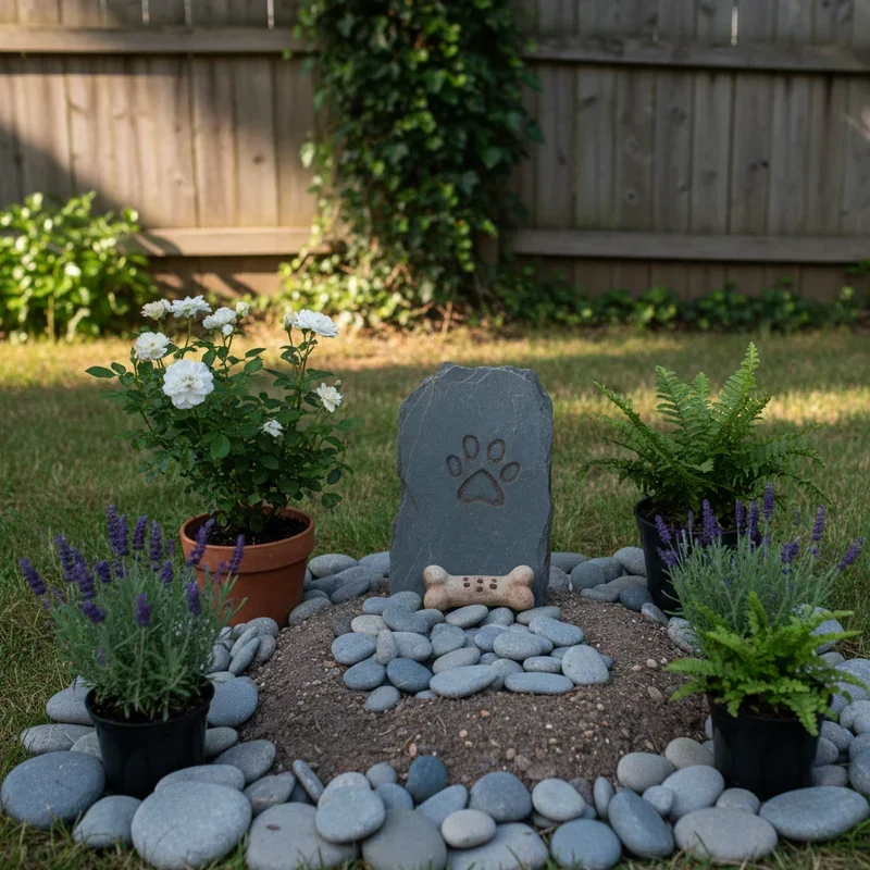 Bury Backyard Pet Grave Ideas
