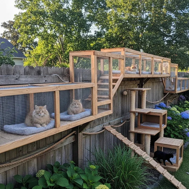 Outdoor Cat Perch Ideas