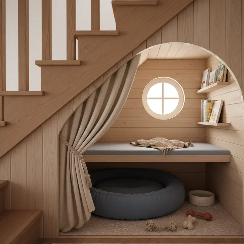 Dog Room Under Stairs Ideas