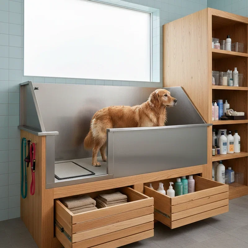 Dog Grooming Tub Ideas