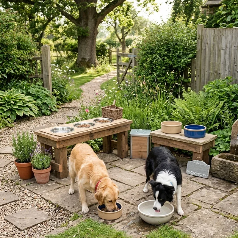 Dog Feeding Area Ideas