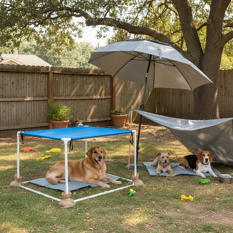 DIY Dog Shade Ideas