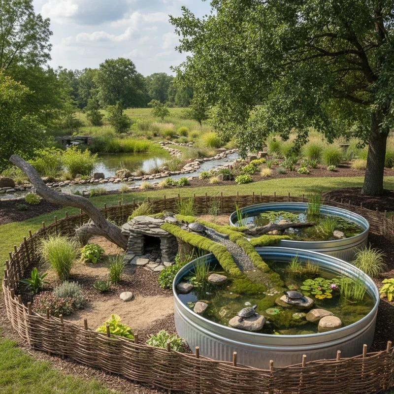 Outdoor Turtle Habitat Ideas