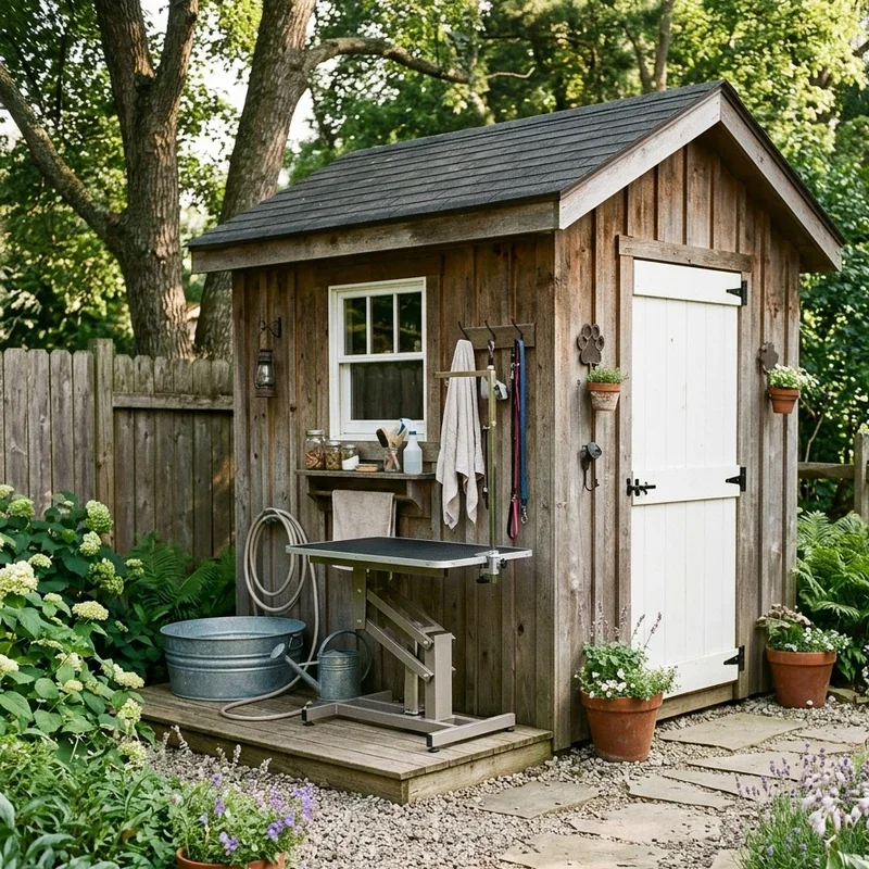15 Dog Grooming Shed Ideas for Functional Pet Spaces