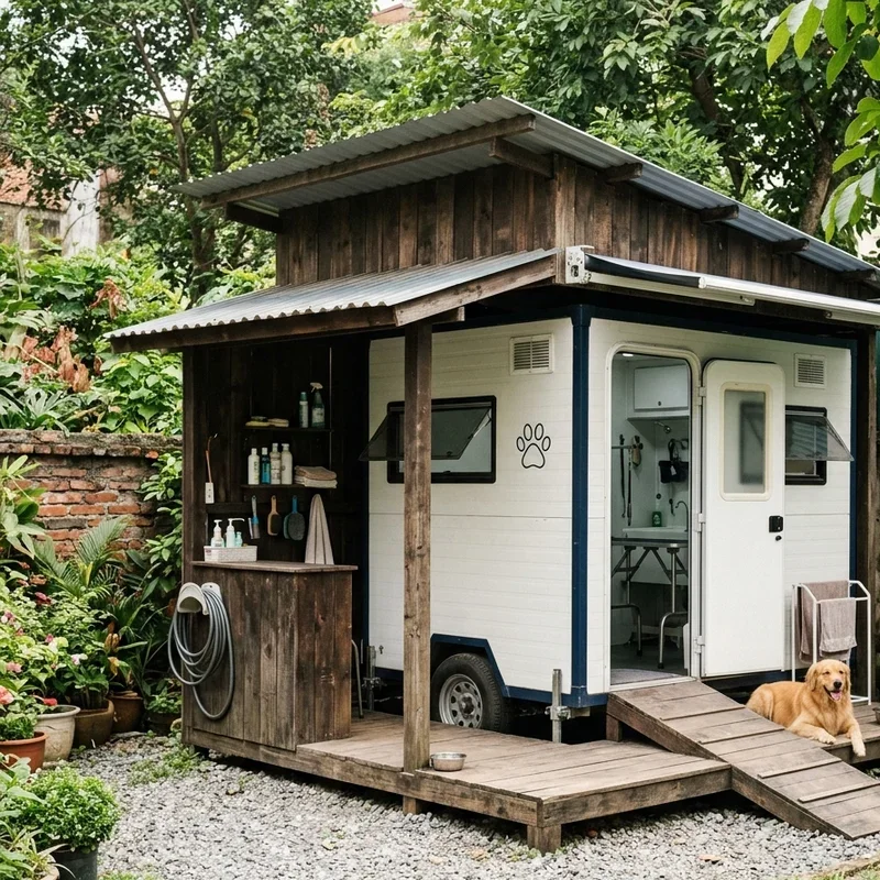 Dog Grooming Shed Ideas