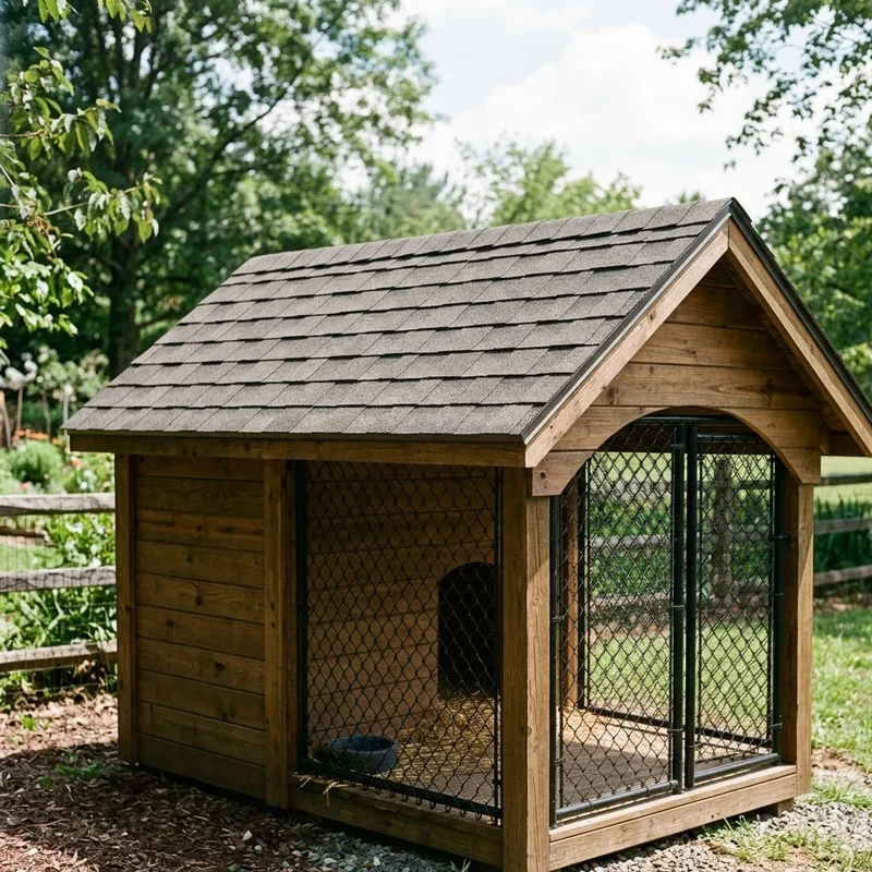Dog Kennel Roof Ideas