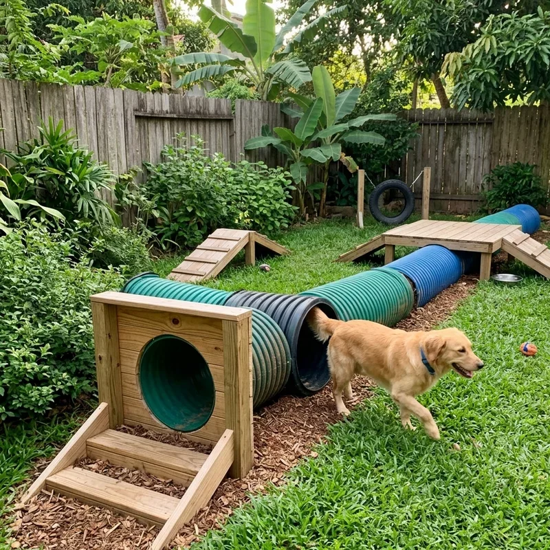 Backyard Dog Playground Ideas