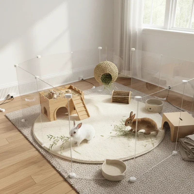 Indoor Rabbit Playpen Ideas