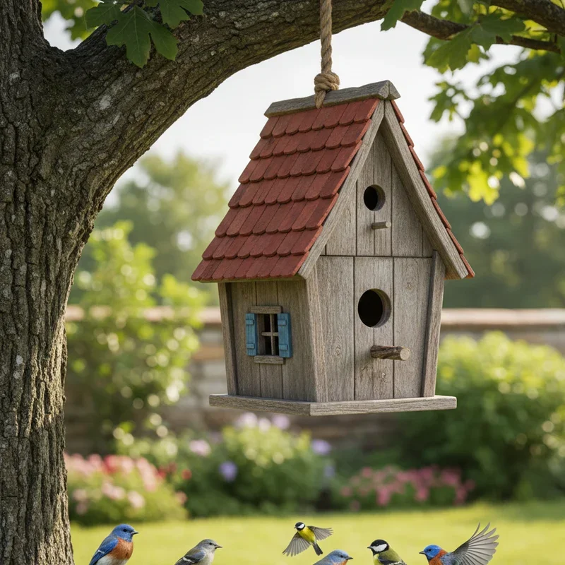 15 Bird House Design Ideas for Charming Backyard Decor