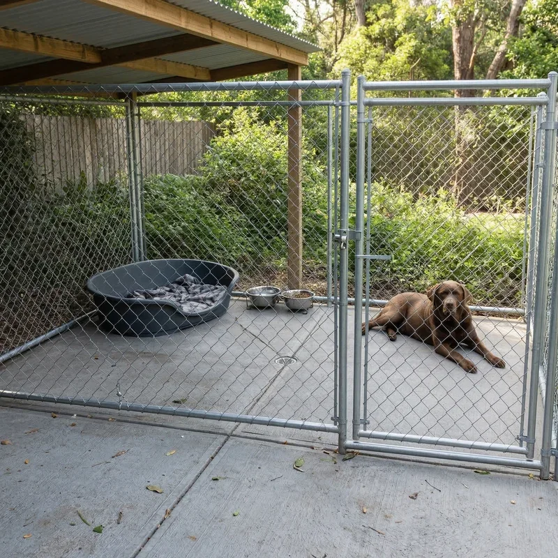 Outdoor Dog Kennel Flooring Ideas on a Budget