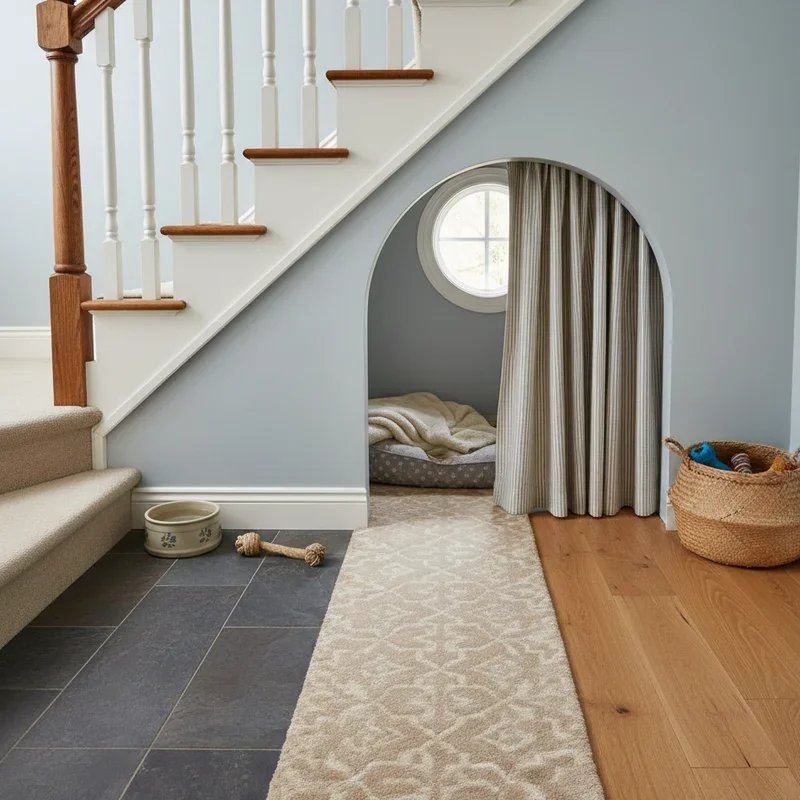 Dog Room Under Stairs Ideas