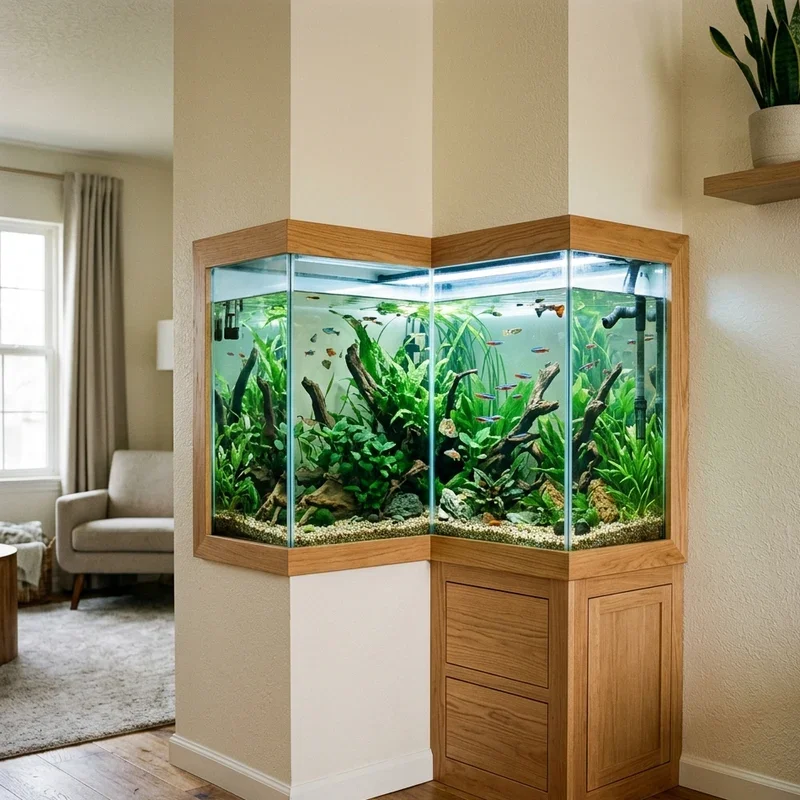 Corner Fish Tank Ideas