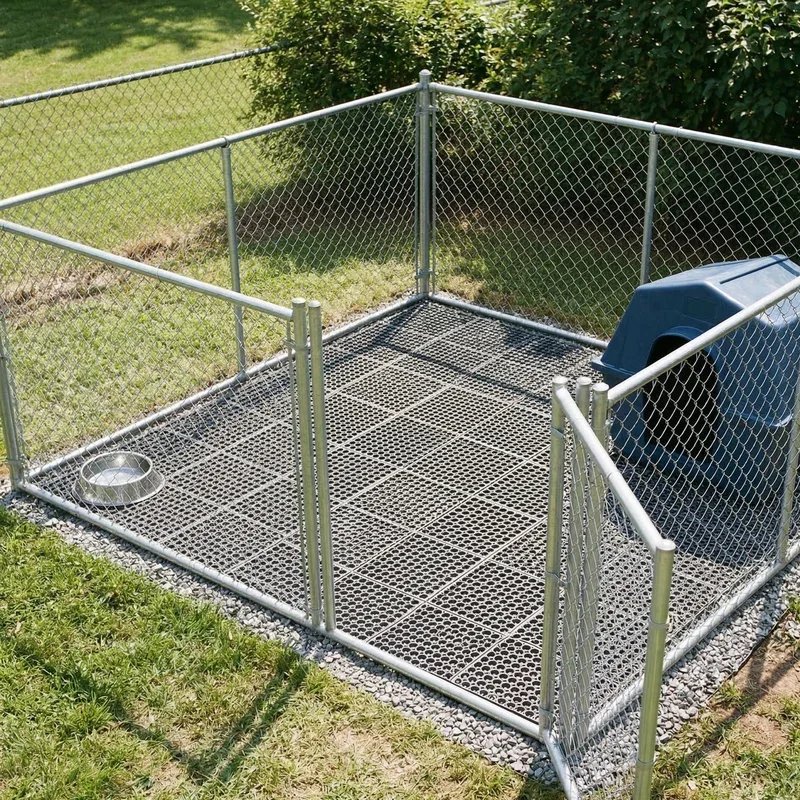 Outdoor Dog Kennel Flooring Ideas on a Budget