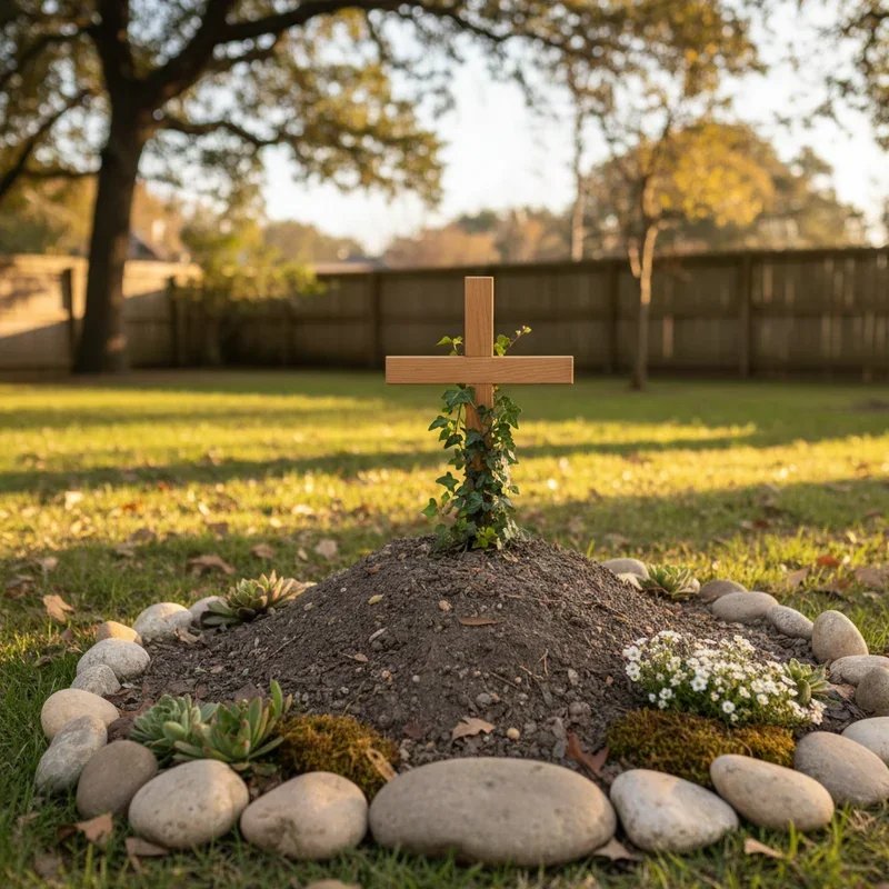 Bury Backyard Pet Grave Ideas