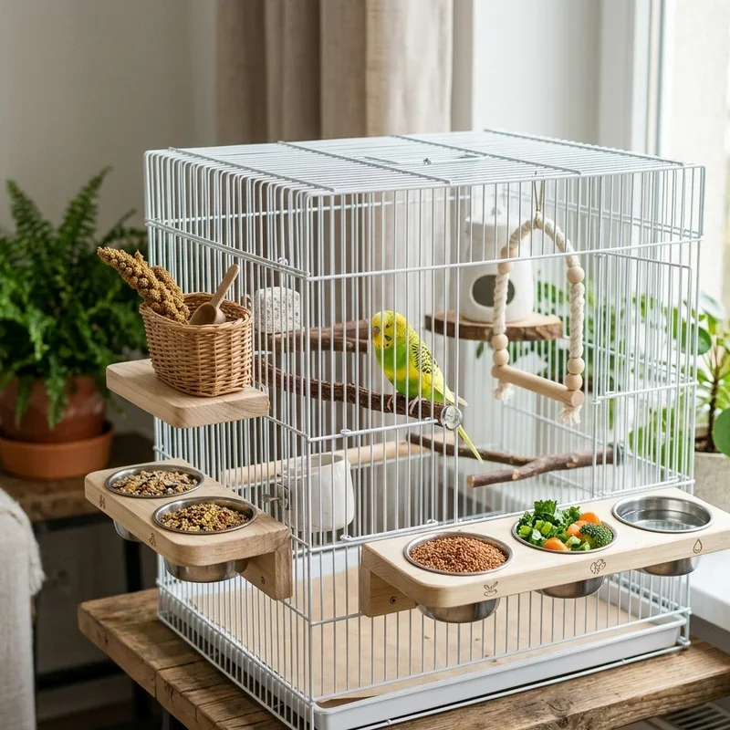 Bird Cage Setup Ideas