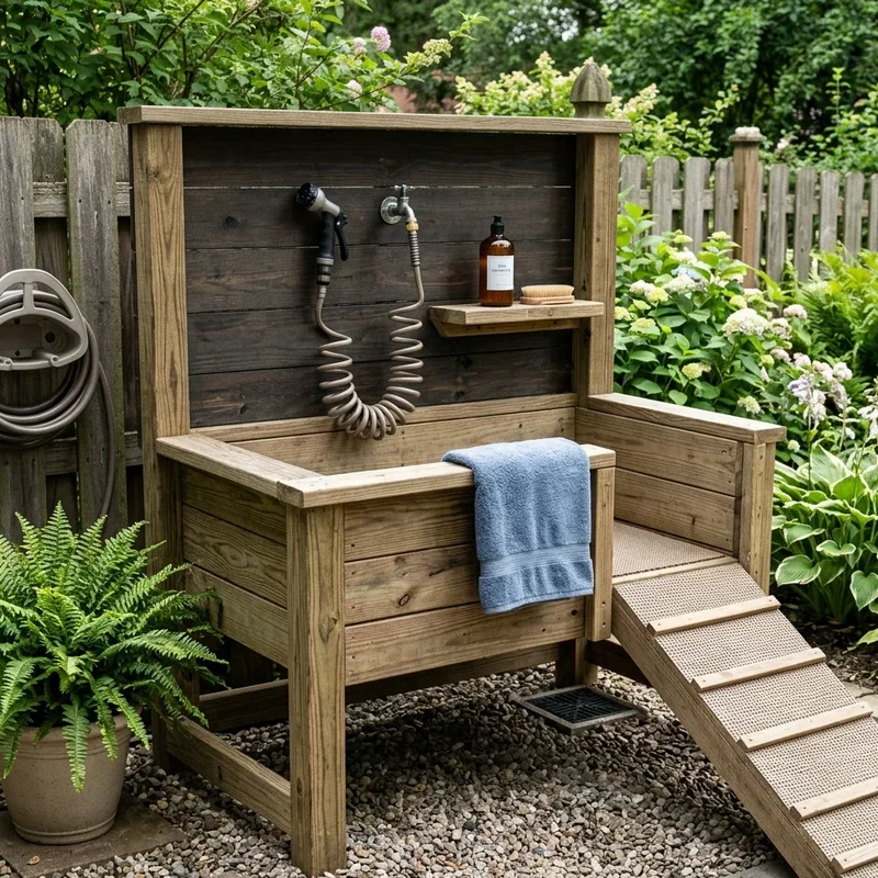 15 Outdoor Dog Wash Station Ideas for Easy Pet Cleaning
