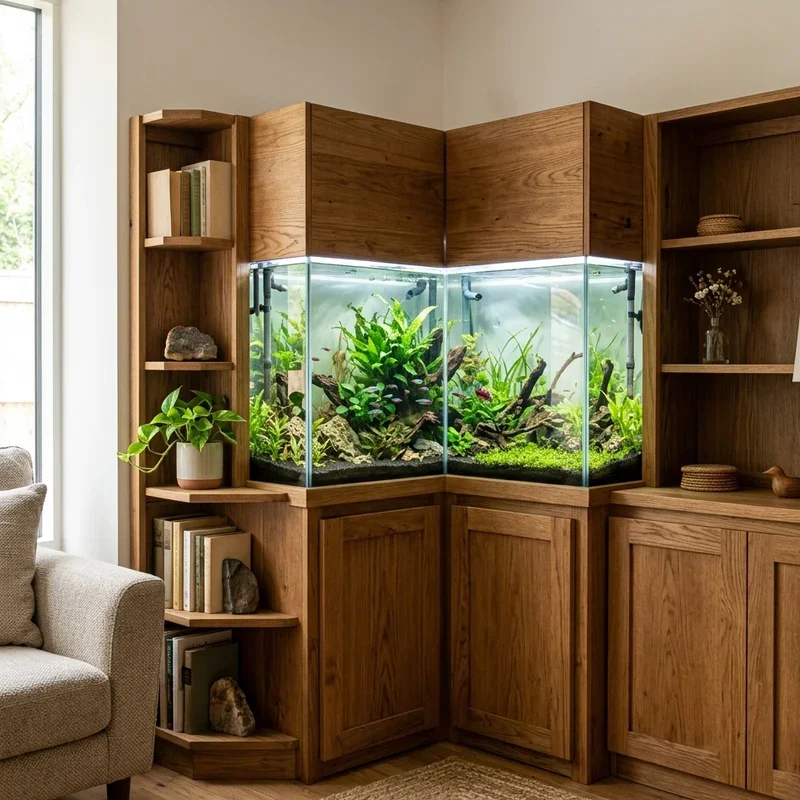 Corner Fish Tank Ideas