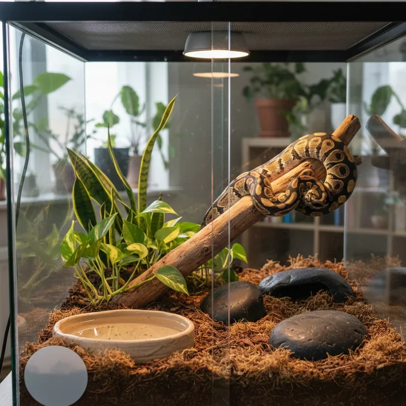 15 Ball Python Habitat Ideas for Natural and Enriching Setups