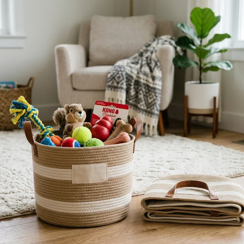 Dog Toy Basket Ideas