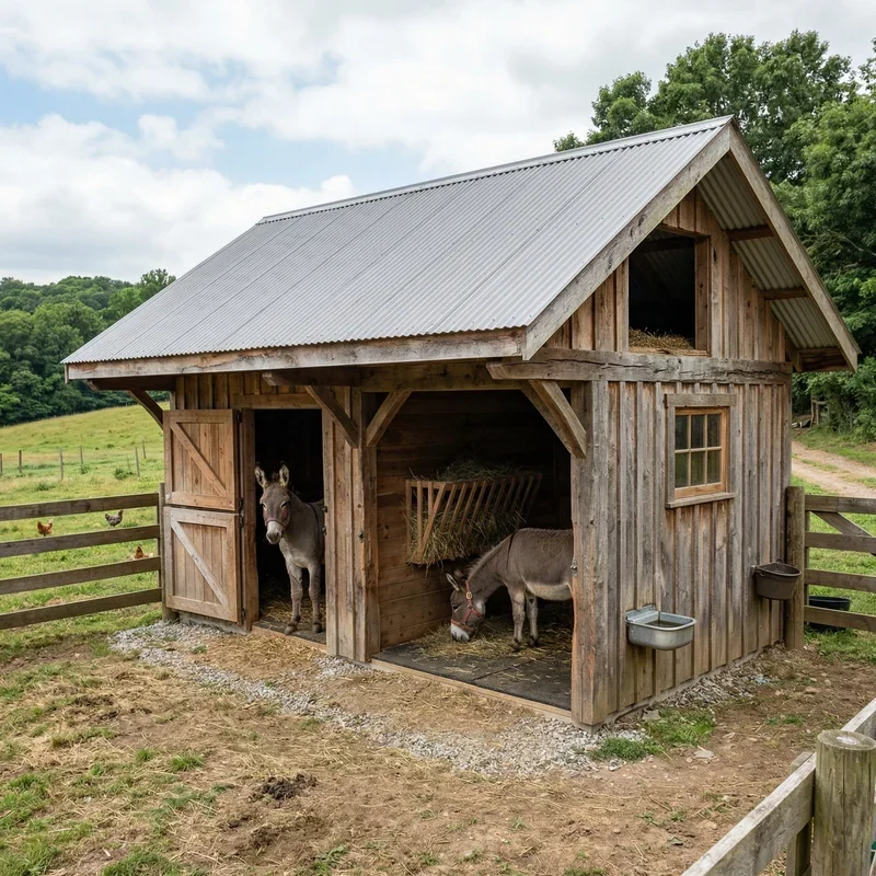 15 Donkey Barn Ideas Every Small Farm Should Try