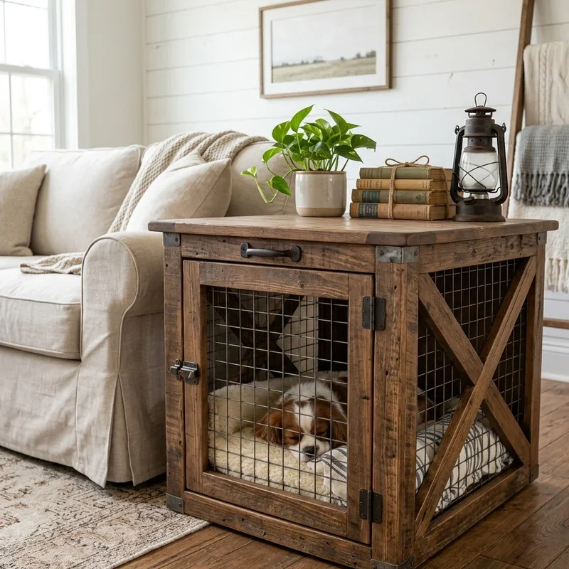 Dog Crate Ideas for Living Room