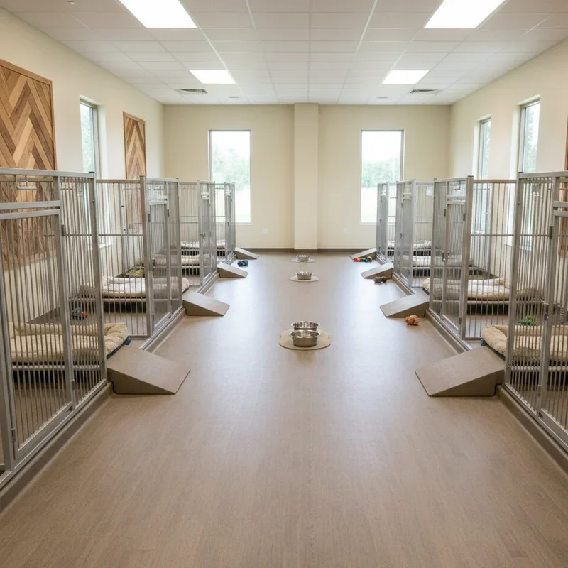 Indoor Dog Boarding Kennel Ideas