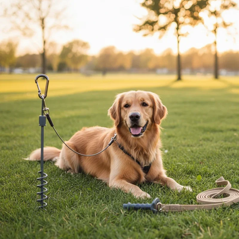 Dog Tie Out Ideas