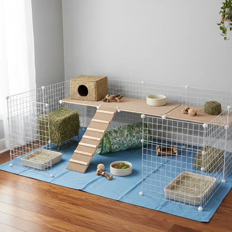 Indoor Rabbit Playpen Ideas