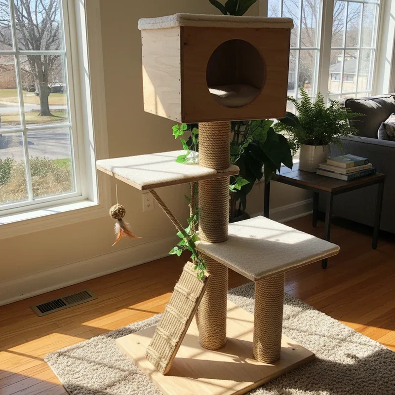 DIY Cat Tower Ideas