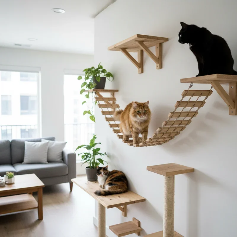Cat Climbing Wall Ideas