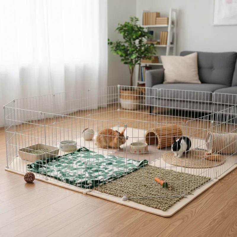 Indoor Rabbit Playpen Ideas