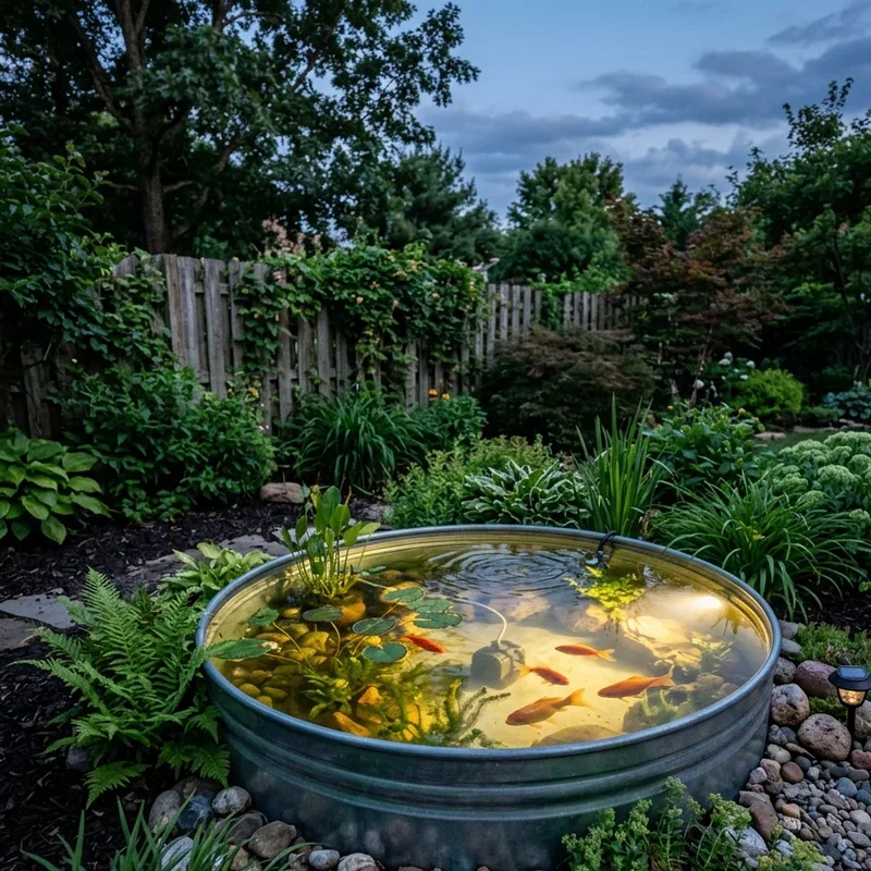 Stock Tank Fish Pond Ideas